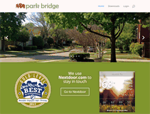 Tablet Screenshot of parkbridge.net